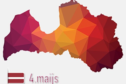 Sveicam Latvijas Republikas Neatkarības atjaunošanas dienā - 4. maijs apsveikums.